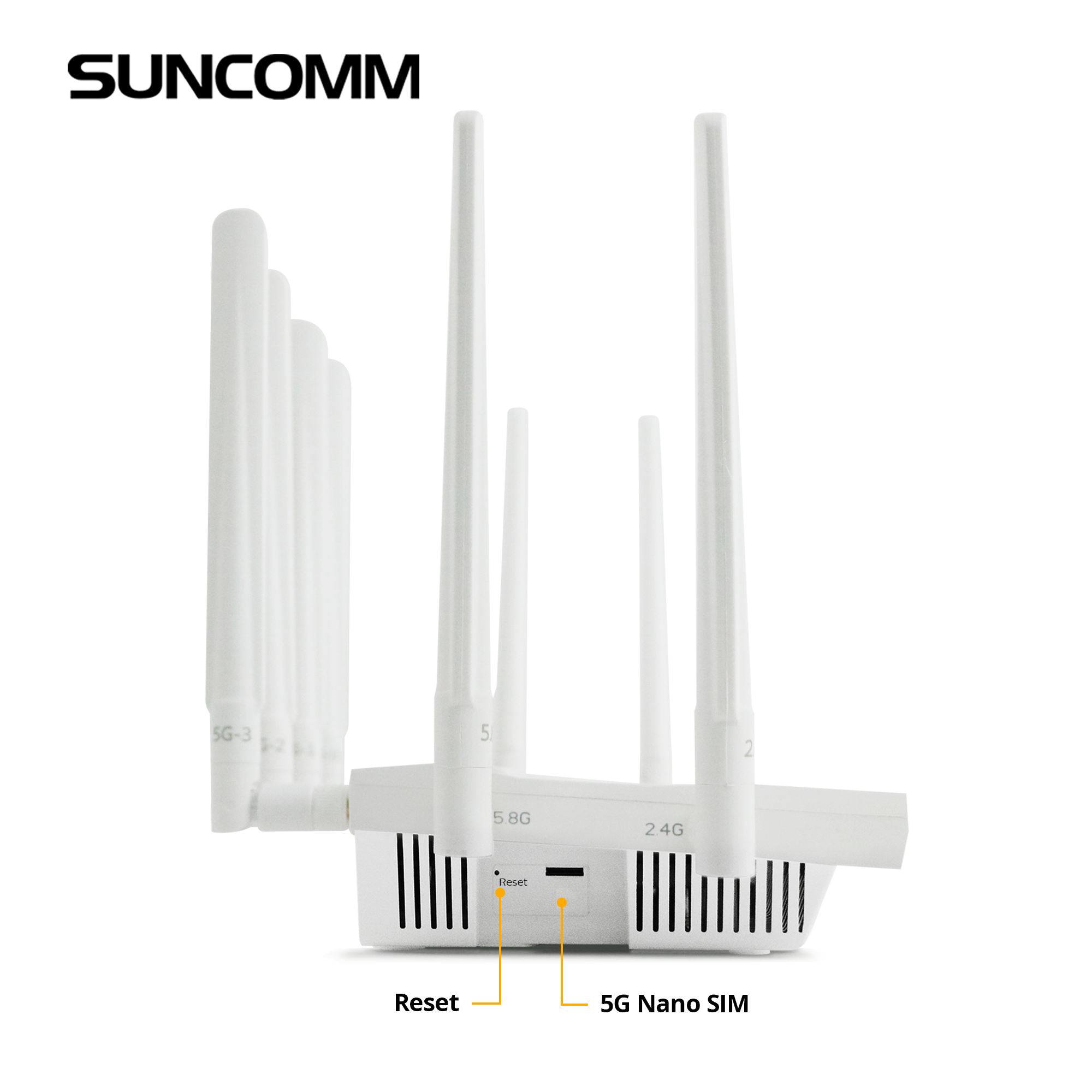 suncomm SE06 Pro 4G 5G Router External Antenna High-speed Network Connection WiFi6 CPE 5g Gaming Router
